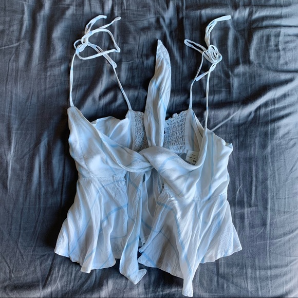 Faithfull the Brand Tie Front Crop Top - Picture 4 of 6